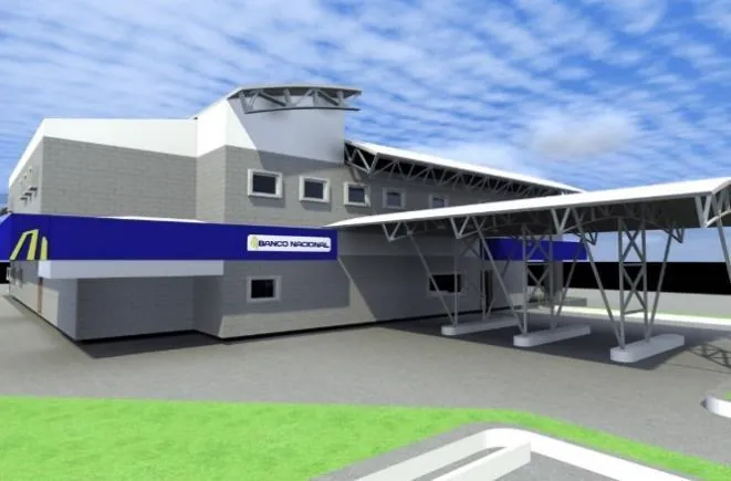 Banco Nacional Costa Rica Guápiles Limón fachada remodelación