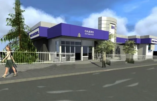 Banco Nacional Costa Rica Atenas Alajuela fachada renovación imagen